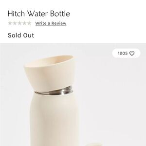 Hitch Water Bottle & Cup